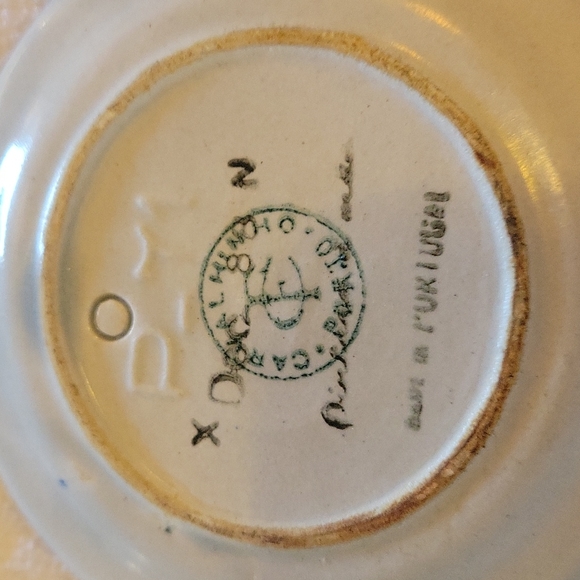 Carvalhinho Porto Handpainted Vintage Butter Pat Plates (set of 12) - Picture 12 of 16